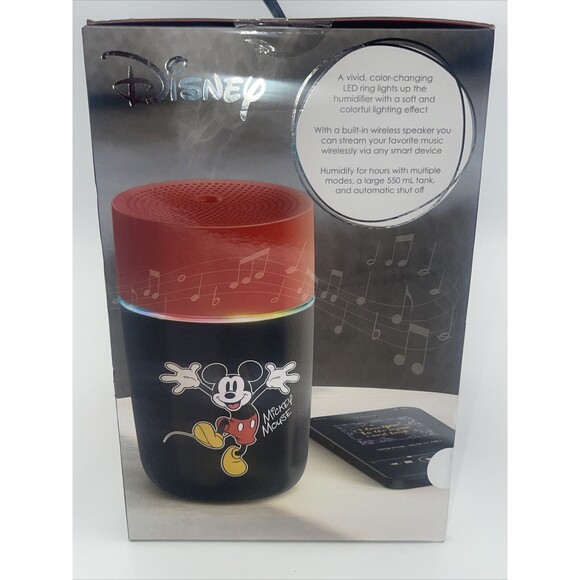 Disney Mickey Mouse LED Humidifier & Wireless Speaker New - Picture 5 of 7